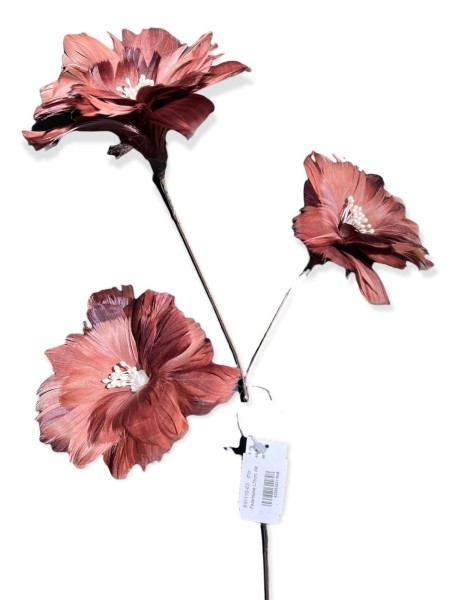 Federblume x3 L75cm