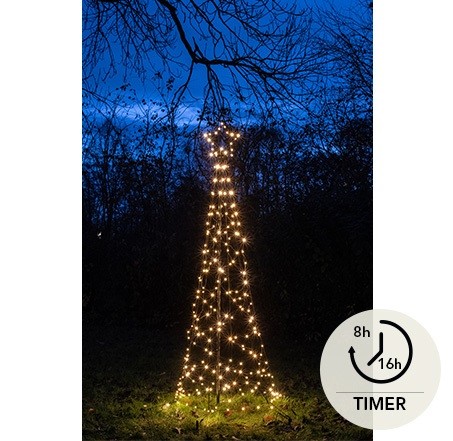 LED Baum D70xH200cm 236LED (Timer/IP44/Outdoor)