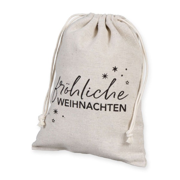 Geschenkbeutel "fröhliche WEIHNACHTEN" B18xH24cm