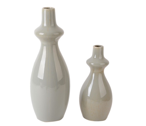 Vase Kegel Keramik D15xH43,5cm