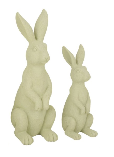 Hase Luis Polyresin 8,5x7,5xH20,5cm