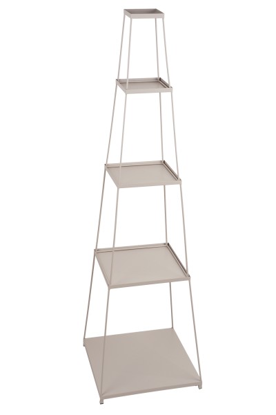 Etagere Pyramide eckig 4-teilig 42x42xH146cm