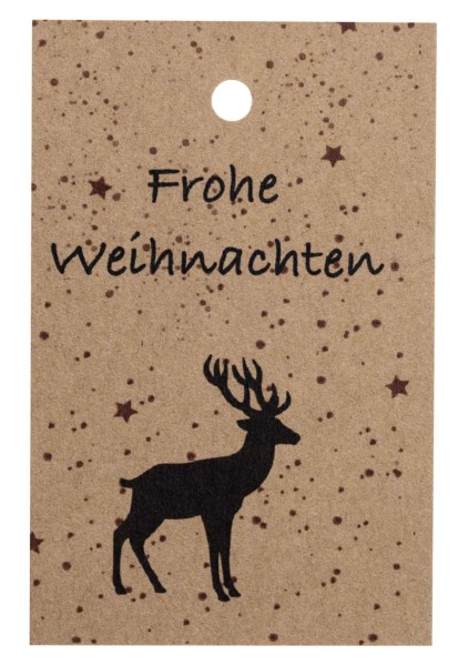 Weihnachtskarte-Anhänger B80mm