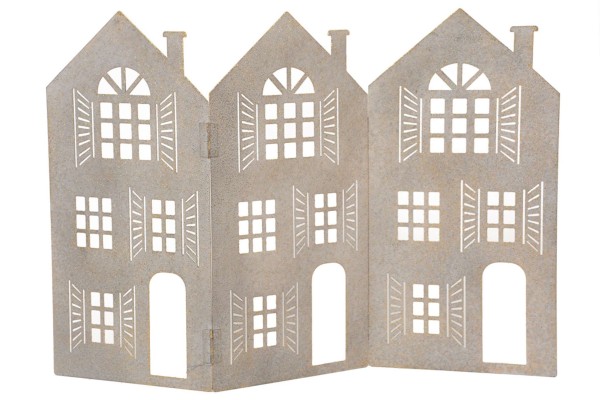 Paravan Haus Metall 59x38cm