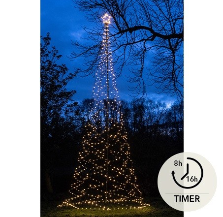 LED Baum D160xH500cm 836LED (Timer/IP44/Outdoor)