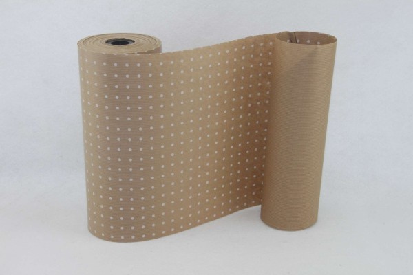 Manschettenpapier Pünktchen 1kg 25cm x 100m