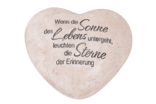 Herz mit Spruch 18x17x6cm